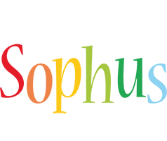 Sophus birthday logo