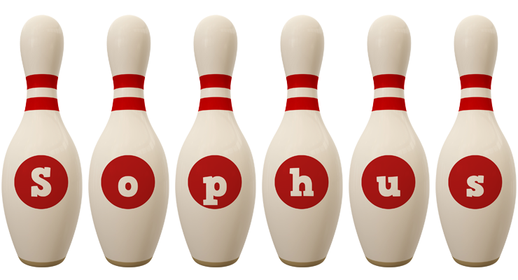 Sophus bowling-pin logo