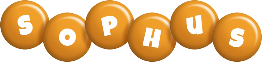 Sophus candy-orange logo