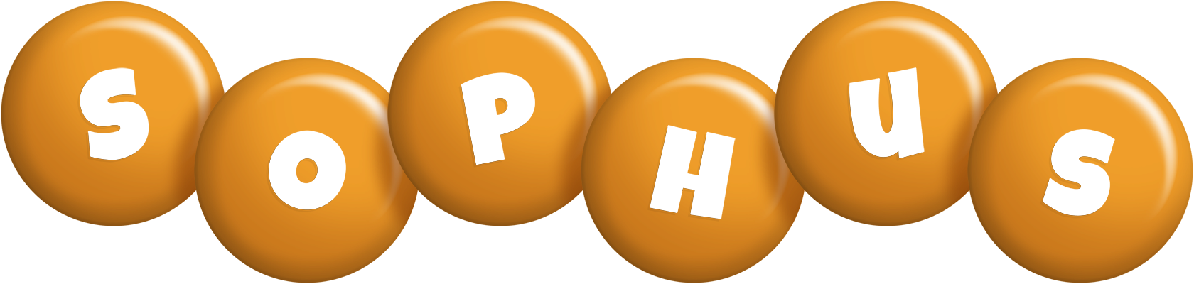 Sophus candy-orange logo