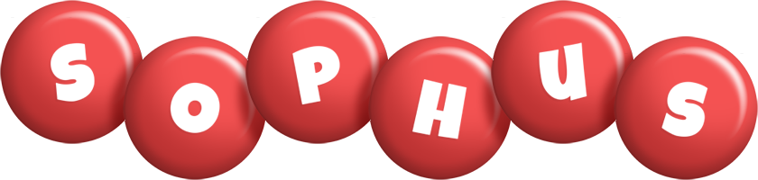 Sophus candy-red logo