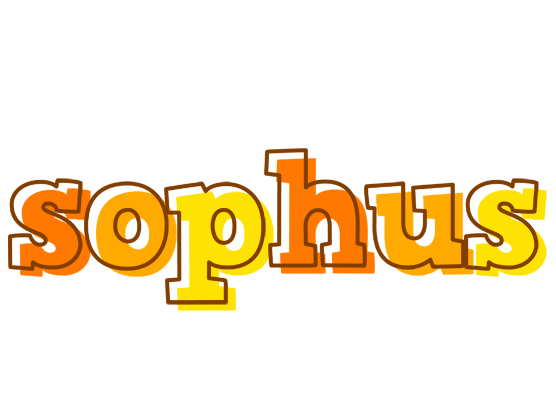 Sophus desert logo