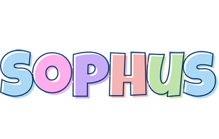 Sophus pastel logo