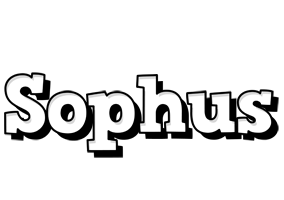 Sophus snowing logo