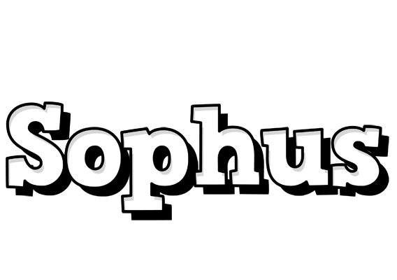 Sophus snowing logo
