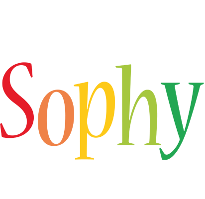 Sophy birthday logo