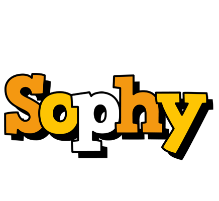 Sophy cartoon logo