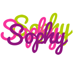 Sophy flowers logo