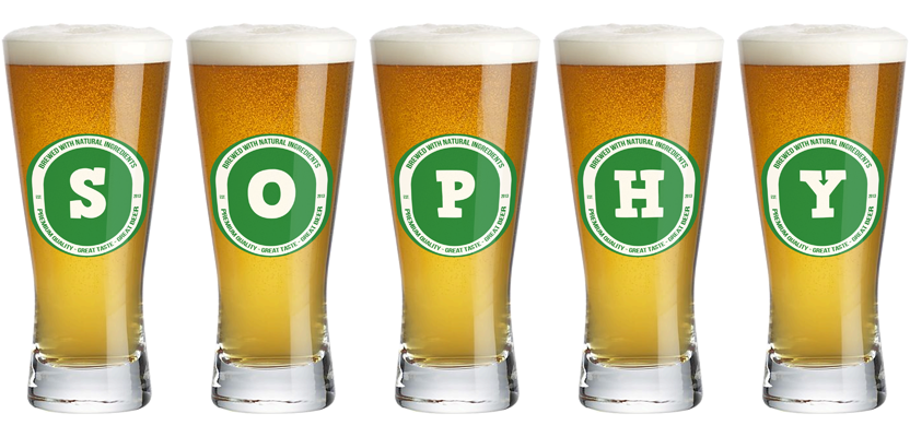 Sophy lager logo