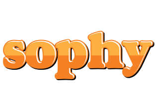 Sophy orange logo