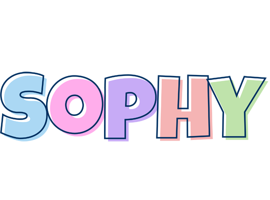 Sophy pastel logo