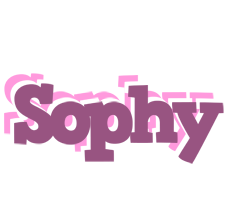 Sophy relaxing logo