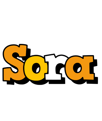 Sora cartoon logo