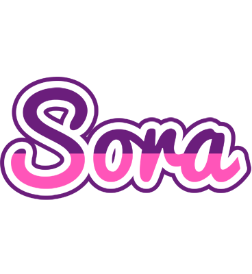 Sora cheerful logo