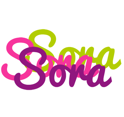 Sora flowers logo