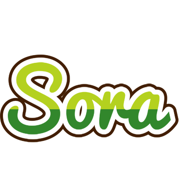 Sora golfing logo