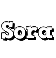 Sora snowing logo