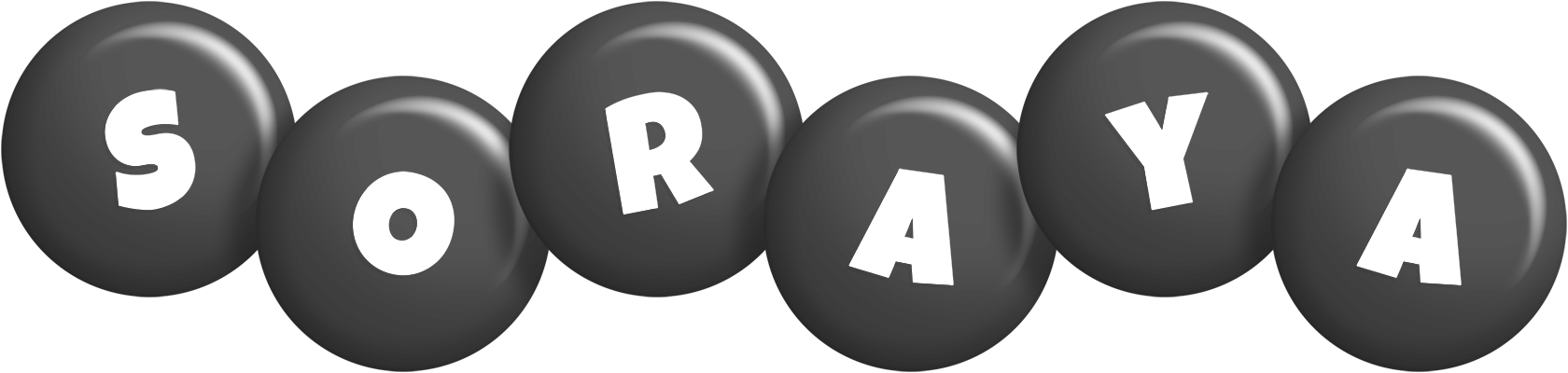 Soraya candy-black logo