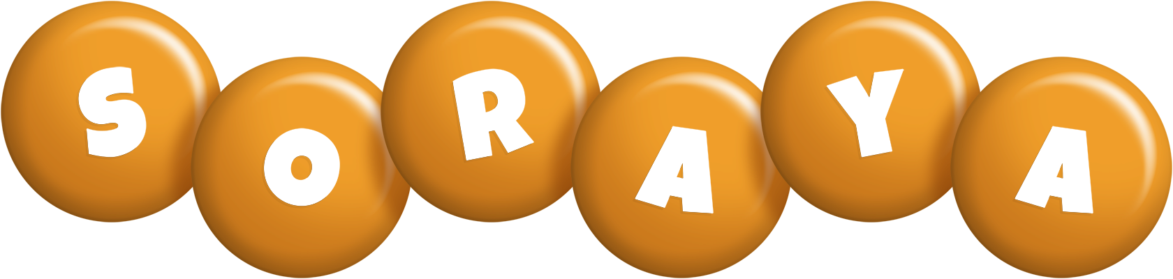 Soraya candy-orange logo