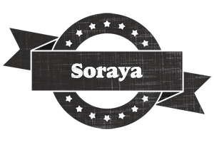 Soraya grunge logo