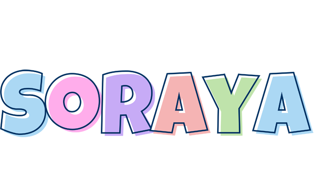 Soraya pastel logo