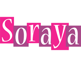 Soraya whine logo