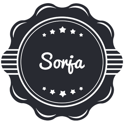 Sorja badge logo