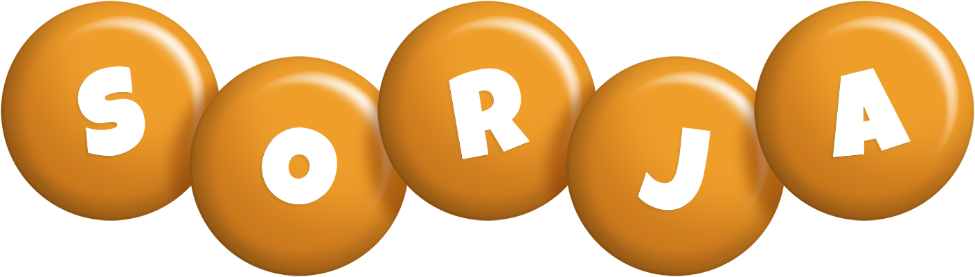 Sorja candy-orange logo