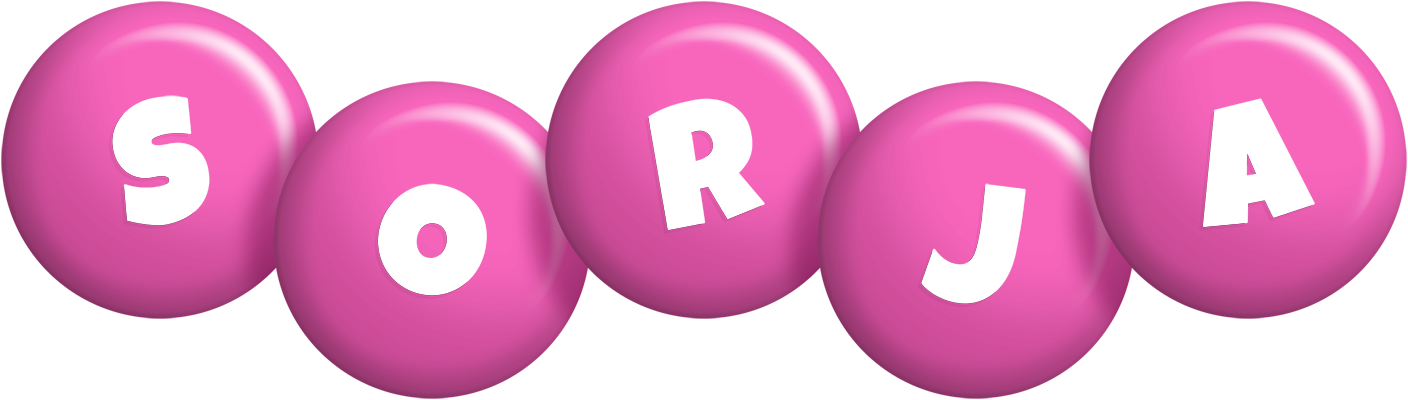 Sorja candy-pink logo