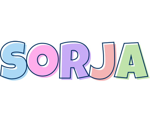Sorja pastel logo