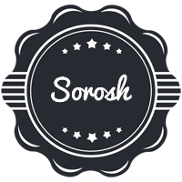 Sorosh badge logo
