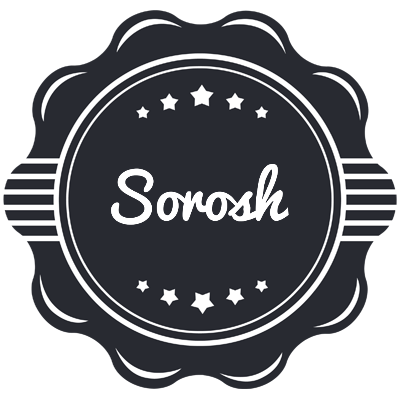 Sorosh badge logo