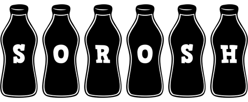 Sorosh bottle logo