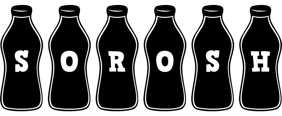 Sorosh bottle logo