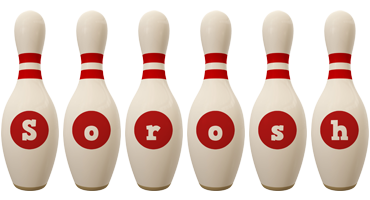 Sorosh bowling-pin logo