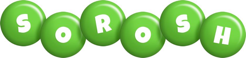 Sorosh candy-green logo