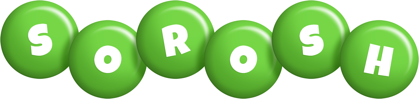 Sorosh candy-green logo