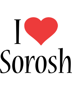 Sorosh i-love logo