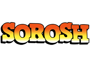 Sorosh sunset logo
