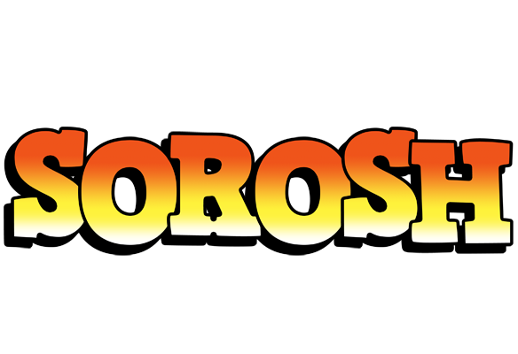 Sorosh sunset logo