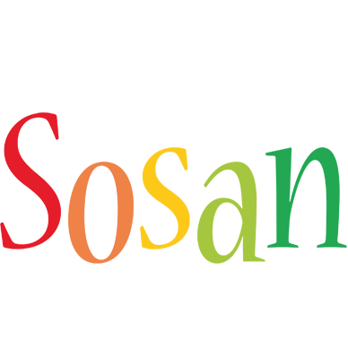 Sosan birthday logo