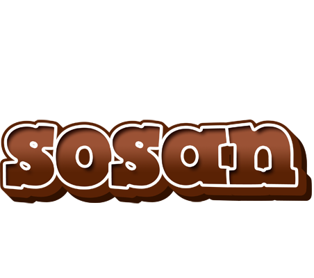 Sosan brownie logo