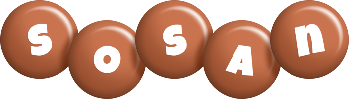 Sosan candy-brown logo