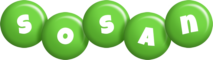 Sosan candy-green logo