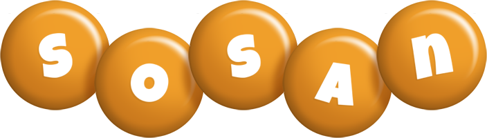 Sosan candy-orange logo