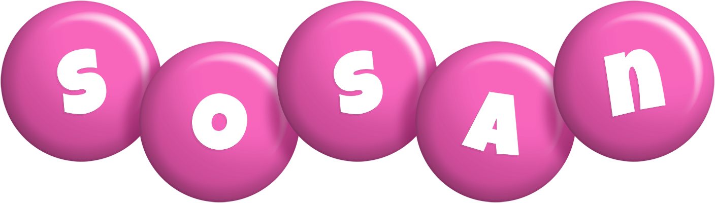 Sosan candy-pink logo