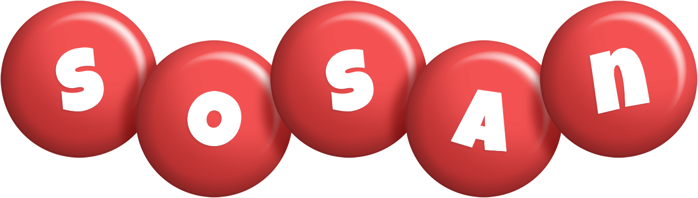 Sosan candy-red logo