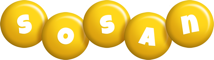 Sosan candy-yellow logo