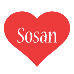 Sosan love logo