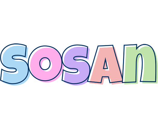 Sosan pastel logo